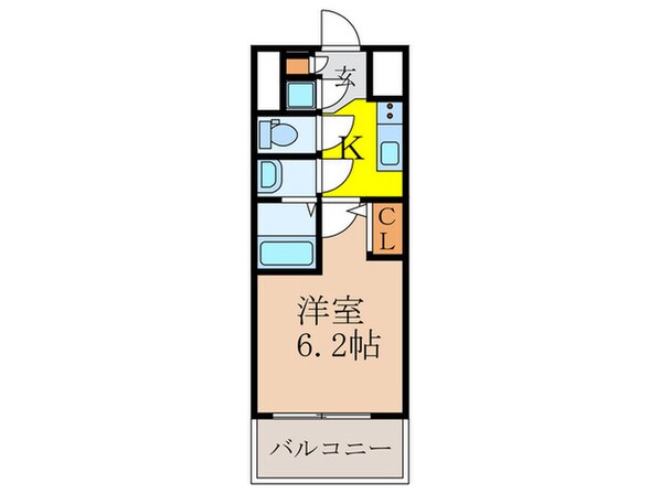 エスリード新大阪ヴェルデの物件間取画像